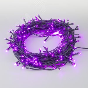 Гирлянда светодиодная 20 м 200 светодиодов ULD-S2000-200/DGA PINK IP20 розовый свет зеленый провод - фото 3