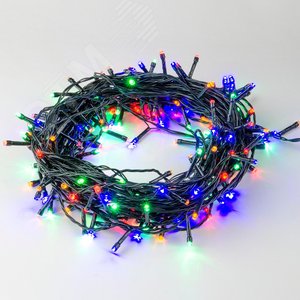 Гирлянда светодиодная, 30 м 300 светодиодов ULD-S3000-300/DGA MULTI IP20 разноцветный цвет зеленый провод - фото 2