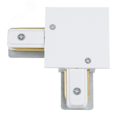 Соединитель UBX-Q123 R21 WHITE 1 POLYBAG для шинопроводов типа R, L-образный Однофазный Белый - фото 2