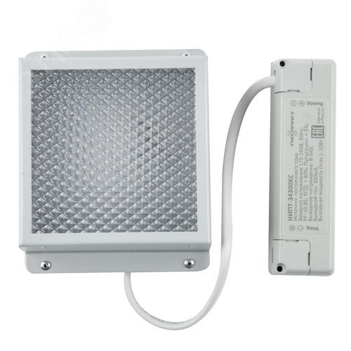 Светильник светодиодный потолочный встраиваемый ДПО ULP-1010 7W/4000К IP40 GRILYATO WHITE, белый свет (4000K), 788Лм, для ячеек 100x100мм, корпус белый, в комплекте с и/п, ТМ - фото 1