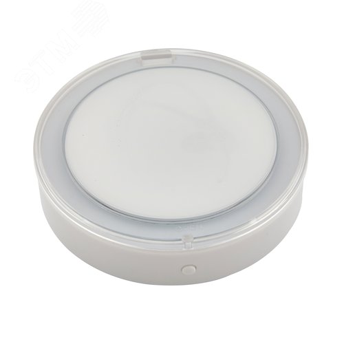 Зеркало карманное с подсветкой (1Х+2Х) ULK-F70 2AAA WHITE На батарейках 2AАА (не в/к). Белый. - фото 2