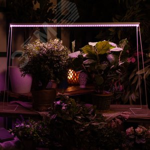 Светильник для растений светодиодный линейный 1150 мм выключатель на корпусе спектр для фотосинтеза - фото 5