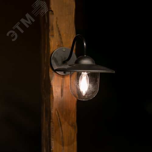 Cветильник настенный на солнечной батарее с филаментной лампой Теплый белый свет 1 АА Ni-Mh аккумулятор в комплекте IP44 USL-F-152/PT200 LONDON - фото 7