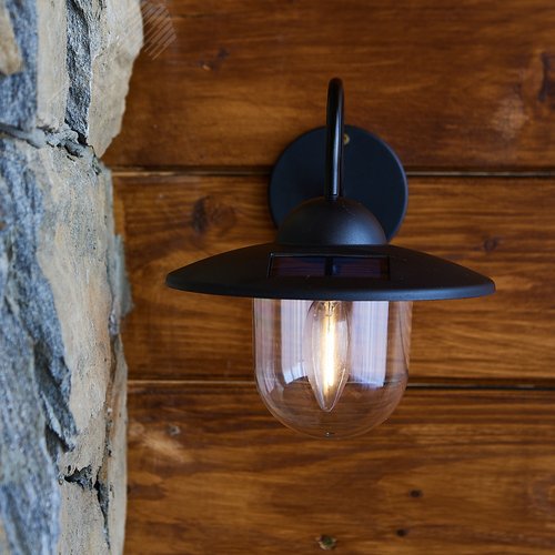 Cветильник настенный на солнечной батарее с филаментной лампой Теплый белый свет 1 АА Ni-Mh аккумулятор в комплекте IP44 USL-F-152/PT200 LONDON - фото 9