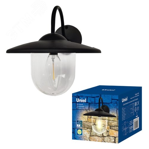 Cветильник настенный на солнечной батарее с филаментной лампой Теплый белый свет 1 АА Ni-Mh аккумулятор в комплекте IP44 USL-F-152/PT200 LONDON - фото 6