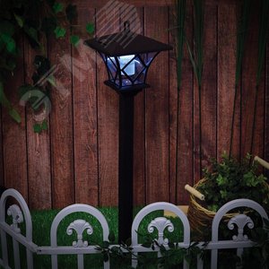 Светильник садовый на солнечной батарее USL-S-185/PM1000 RETRO Ретро 2 светодиода 1хАА Ni-Mh аккумулятор в/к IP44 - фото 3