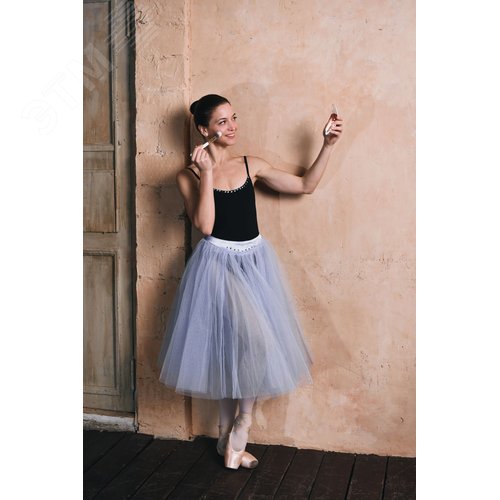 Зеркало карманное ULK-F72 DIM/RECH WHITE с подсветкой (1Х+2Х) с диммером Серия Backstage Аккумулятор Li-Ion 300мАч в/к Белый - фото 3