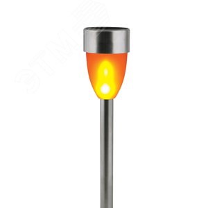 Светильник садовый на солнечной батарее USL-S-187/мм360 METAL TORCH металлический факел 10 светодиодов Эффект пламени 1хААA Ni-Mh аккумулятор в/к IP44 UL-00007926 Uniel - 3