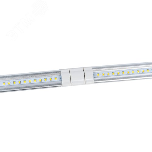 Светильники светодиодные для мебели UЛм-F45-2x6W/4500K IP20 SILVER набор из 2-х шт Механический выключатель 600х25х8мм 2х500Лм - фото 5