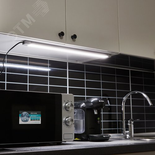 Светильник светодиодный для мебели. LI-F45-9W/4500K/DIM SENSOR IP20 SILVER 600х35х16мм 600Lm - фото 15