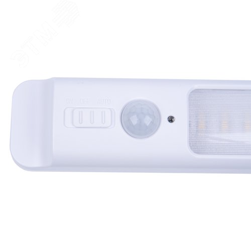 Светильник светодиодный для мебели с датчиком движения Питание 3АА не в комплекте 200х42х36,5мм 150Lm ULM-F47-0,9W/4500K/3AA SENSOR IP20 WHITE - фото 2