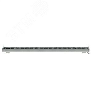 Прожектор светодиодный линейный ULF-L52-36W/RGB/L100 220V IP65 SILVER 1000мм RGB Алюминий - фото 1