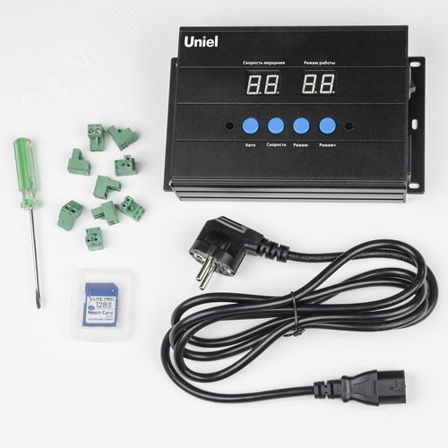 Контроллер DMX ULC-L52 RGB/DC24V BLACK для управления RGB прожекторами серии ULF-L52 DC24V - фото 3