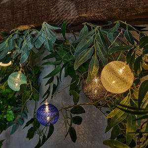 Гирлянда светодиодная Клубки-2 на батарейках 2AA не в/к 135 м 10 светодиодов Теплый ULD-S0135-010/STB/2AA WARM WHITE IP20 TANGLES-2 прозрачный провод - фото 5