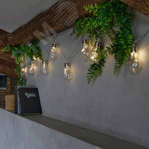 Гирлянда светодиодная Лампочки ретро-1 на батарейках 3AA не в/к 18м 50 светодиодов Теплый белый свет прозрачный провод ULD-S1800-050/STB/3AA WARM WHITE IP20 RETRO BULBS-1 TM - фото 5