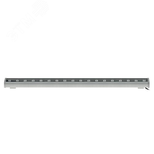 Прожектор светодиодный линейный 1000мм Белый свет 4000К 1620 Лм ULF-L53-18W/4000K/L100/45D 220V IP65 SILVER Алюминий - фото 1