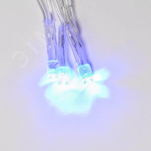 Бахрома светодиодная 6м 300 светодиодов синий свет прозрачный провод ULD-B6007-300/DTA BLUE IP44 - фото 3