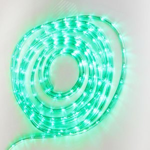 Гирлянда светодиодная Дюралайт ULD-D50 8M/С08 IP44 GREEN 8м С контроллером Зеленый свет Провод белый ТМ - фото 3