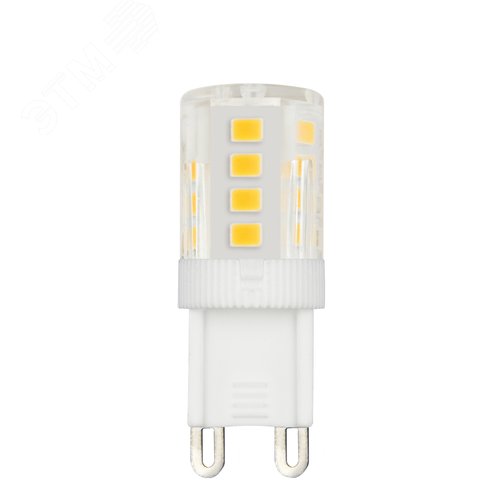 Лампа светодиодная прозрачная Белый свет 4000K LED-JCD-4,5W/4000K/G9/CL/SLS - фото 1