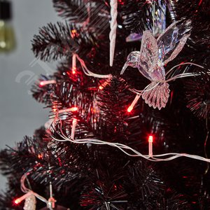 Гирлянда светодиодная 5 м 50 светодиодов ULD-S0500-050/DTA RED IP20 красный свет прозрачный провод - фото 3