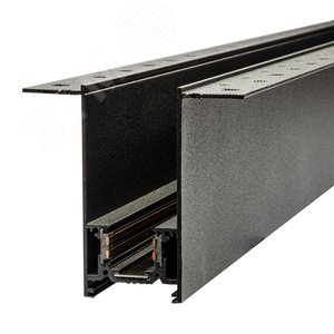 Шинопровод осветительный UBX-ммB4/35 BLACK 200 магнитный, тип M, 2м. Встраиваемый. черный - фото 3
