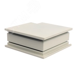 Коннектор UBX-MS22/35 WHITE для накладных магнитных шинопроводов, 35 мм. Угловой. Вертикальный. Белый. - фото 2