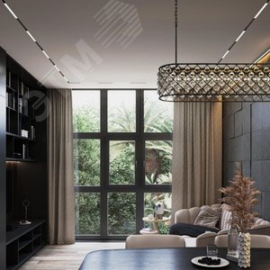 Светильник-прожектор ULB-M70-12W/4000K/35 BLACK линейный светодиодный трековый. Для магнитных шинопроводов. 900 Лм. (4000К) черный - фото 2