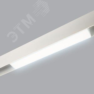 Светильник-прожектор ULB-M70-12W/4000K/35 WHITE линейный светодиодный трековый. Для магнитных шинопроводов. 900 Лм. Белый свет (4000К). Белый. - фото 2