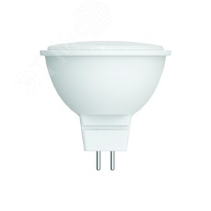 Лампа светодиодная LED-JCDR-5W/3000K/GU53/FR/SLS Форма JCDR матовая Теплый белый свет (3000K) ТМ Volpe Uniel