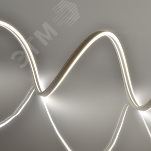 Лента светодиодная гибкая герметичная. NEON ULS-N01-2835-120LED/m-6mm-IP67-DC12V-9W/m-5M-4000K. катушка 5м в блистере белый свет 4000К - фото 2