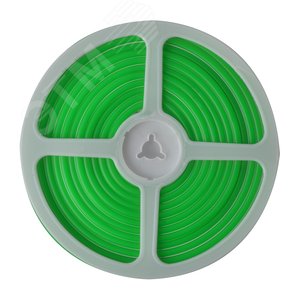 Изображение товара Лента светодиодная гибкая. NEON ULS-N01-2835-120LED/m-6mm-IP67-DC12V-9W/m-5M-GREE катушка 5 м в блистере зеленый свет (шт)