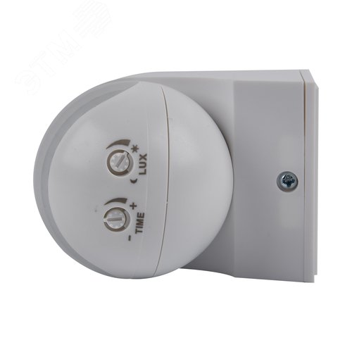 Датчик движения ИК 12 м 10 секунд - 7 минут IP44 белый USN-R20 2000W/180R WHITE - фото 5