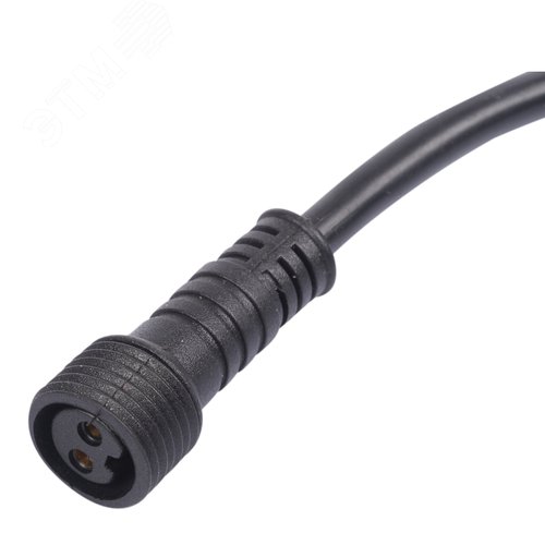 "Провод 25 см для подключения прожекторов линейных 24V серии L52, L53 к контроллеру Разъем ""мама"" UCX-LC2/L52-0.25M DC24V BLACK " - фото 3