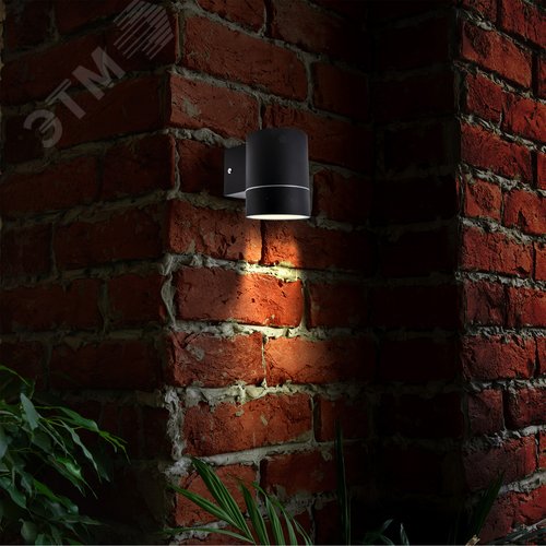 Светильник уличный под лампу GX53 Архитектурный накладной Корпус черный TM UUL-S91A 50W/GX53 IP65 BLACK - фото 6