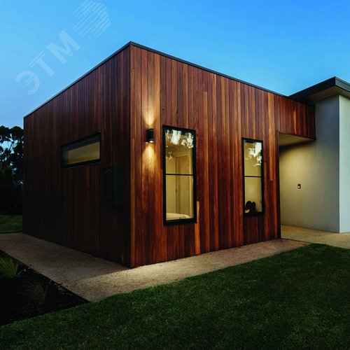 Светильник светодиодный уличный ДБУ-2х50вт UUL-S92A 2х50W-GX53 IP65 BLACK под две лампы GX53. Архитектурный накладной. Черный - фото 6