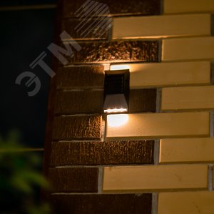 Cветильник настенный на солнечной батарее USL-F-154/PT120 NEWYORK 6 светодиодов 1хАА Ni-Mh аккумулятор в/к IP44 - фото 5