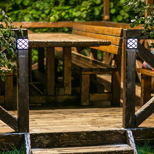 Cветильник настенный на солнечной батарее 6 светодиодов Белый свет 1xАА Ni-Mh аккумулятор в комплекте IP44 USL-F-155/PM110 BRUSSEL - фото 7