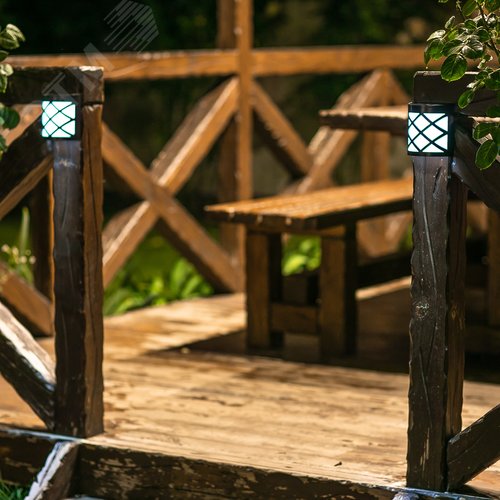 Cветильник настенный на солнечной батарее 6 светодиодов Белый свет 1xАА Ni-Mh аккумулятор в комплекте IP44 USL-F-155/PM110 BRUSSEL - фото 8