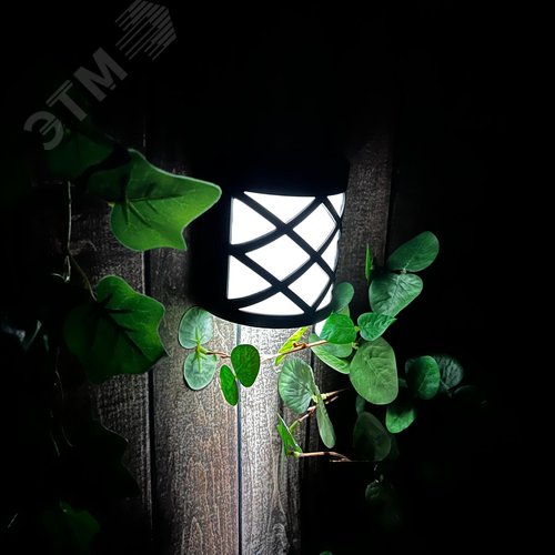 Cветильник настенный на солнечной батарее 6 светодиодов Белый свет 1xАА Ni-Mh аккумулятор в комплекте IP44 USL-F-155/PM110 BRUSSEL - фото 9