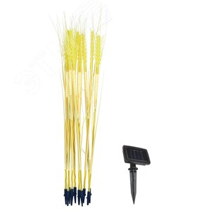 Светильник садовый на солнечной батарее USL-S-817/PT800 CORN SET10 Колосья, в комплекте из 10 штук 120 светодиодов Теплый 1хАА Ni-Mh аккумулятор в/к IP44 - фото 3