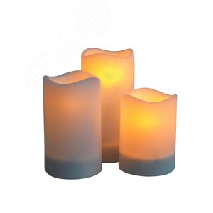 Светильник садовый на солнечной батарее USL-S-816/PT150 CANDLE SET3 Свеча, в наборе из 3 штук 1 светодиод Теплый 1хАА Ni-Mh аккумулятор в/к IP44 - фото 5