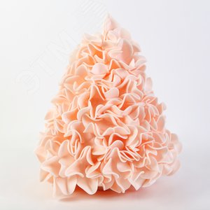 Светильник Ель пудровая ULW-R07 T/WHITE+GREEN/150C/A со сменными лампами в/к белая + зеленая E27 Плафон D150мм прозрачный Белое основание - фото 1