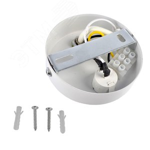 Светильник DLC-S612 GU10/B WHITE декоративный накладной Sotto Без лампы цоколь GU10 Выкл на корпусе металл белый Fametto - фото 3