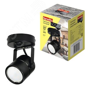 Светильник DLC-S612 GU10/B BLACK декоративный накладной серия Sotto Без лампы цоколь GU10 Выкл на корпусе Металл Черный TM Fametto - фото 6