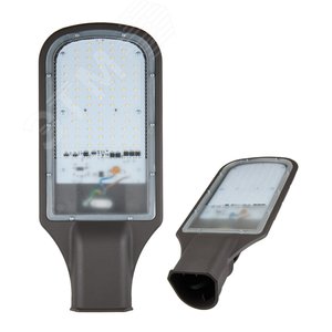 Светильник светодиодный уличный консольный ULV-R22H-70W/6500K IP65 GREY Дневной белый свет (6500K) Угол 110 градусов - фото 3