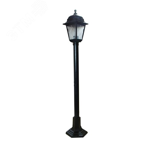 Светильник уличный под лампу Е27 UUL-A01T 60W/E27 IP44 BLACK Архитектурный напольный Корпус черный - фото 2