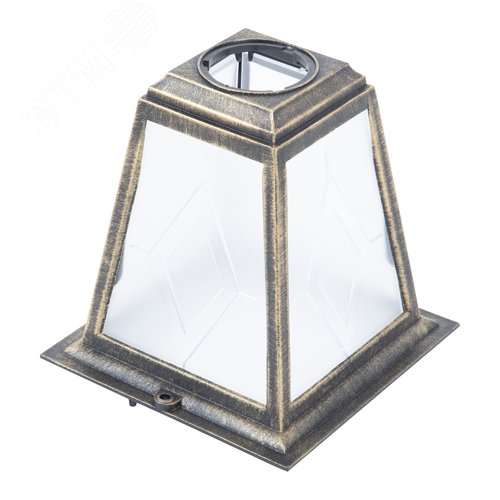 Светильник уличный UUL-A01T 60W/E27 IP44 BRONZE, под лампу Е27. Архитектурный напольный. Цвет корпуса бронзовый. - фото 6