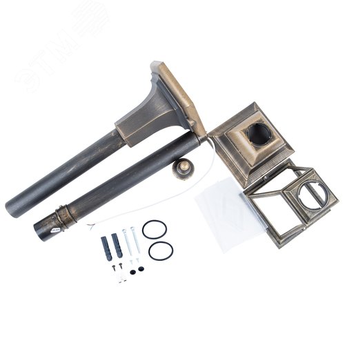 Светильник уличный UUL-A01T 60W/E27 IP44 BRONZE, под лампу Е27. Архитектурный напольный. Цвет корпуса бронзовый. - фото 9