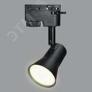 Светильник-прожектор UBL-Q323 GU10 BLACK трековый. Под лампу GU10. Корпус черный - фото 6