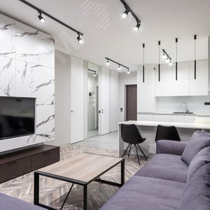 Светильник-прожектор UBL-Q323 GU10 BLACK трековый. Под лампу GU10. Корпус черный - фото 3